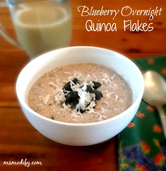 blueberry quinoa flakes