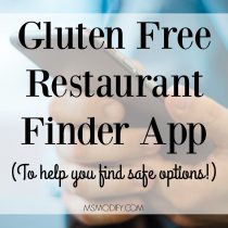 Gluten Free Restaurant Finder App