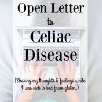 Open letter to celiac disease