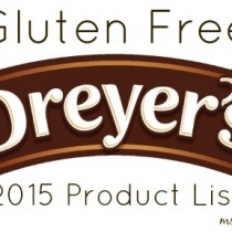 gluten free Dreyers list 2015