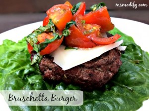 Bruschetta Burger