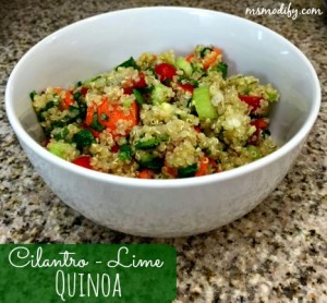 cilantro-lime quinoa