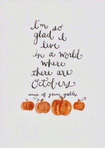 October Quote