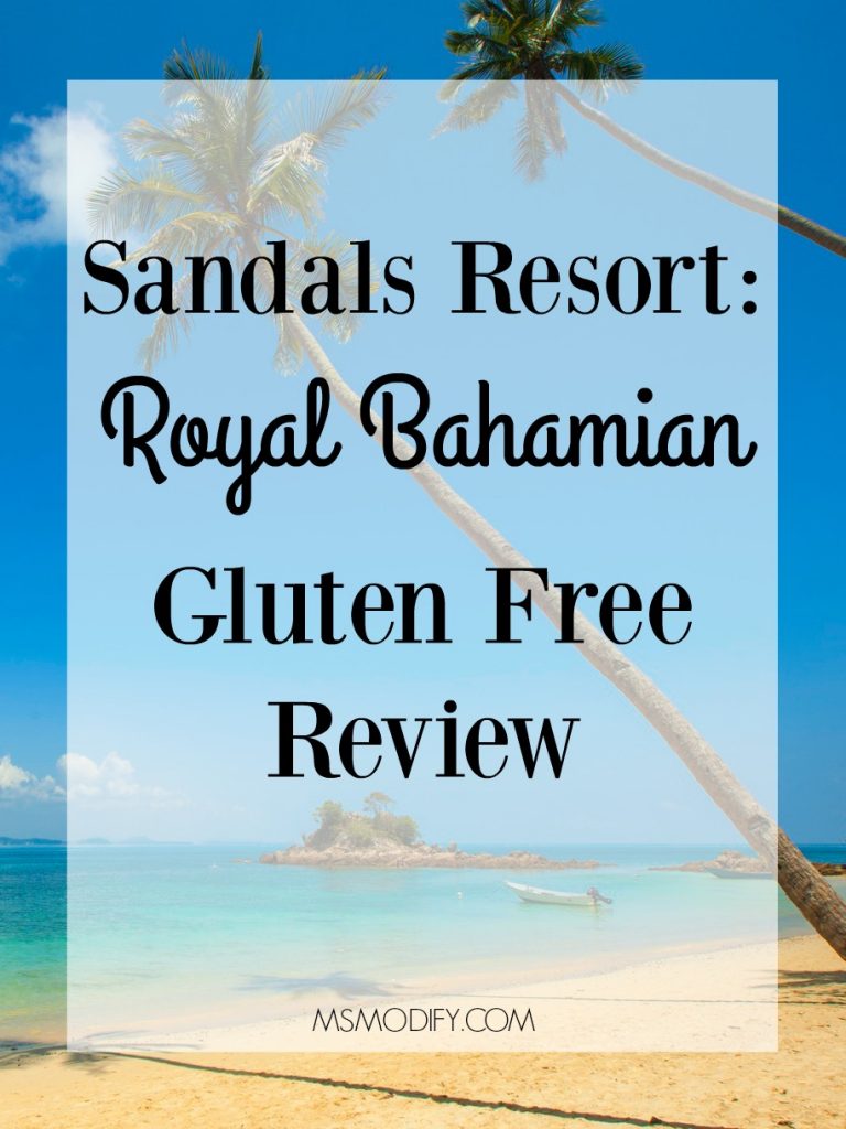 Sandals Resort Gluten Free Review