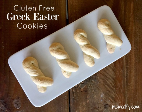 gluten free Greek Easter Cookies