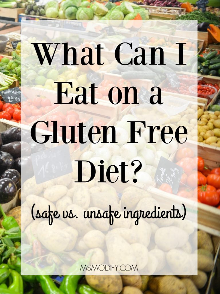 What can I eat on a gluten free diet?