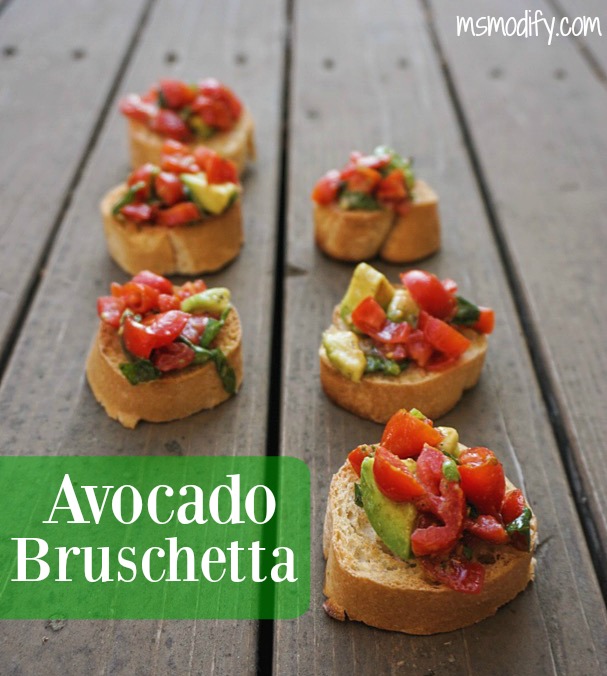 avocado bruschetta