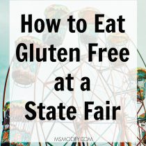 How to eat gluten free at a state fair