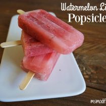 watermelon lime popsicles