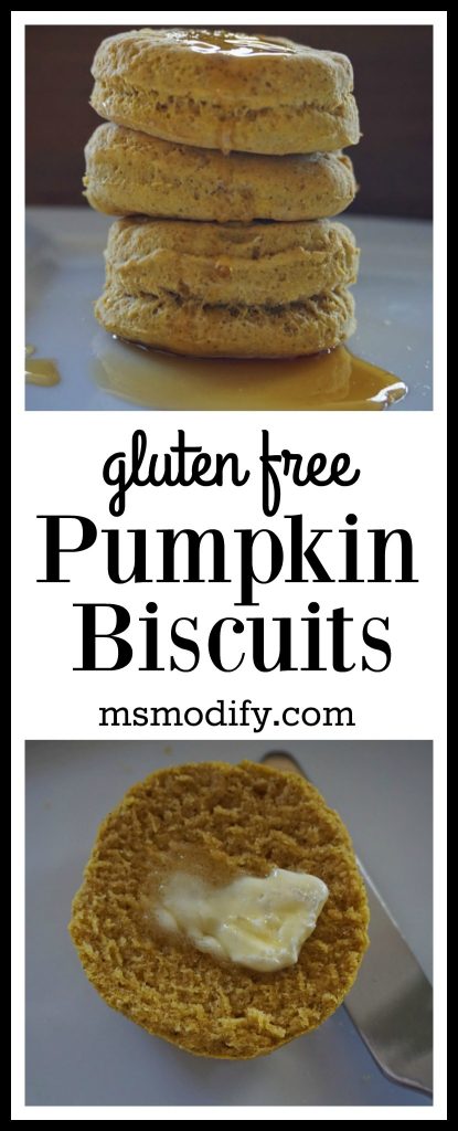 gluten free pumpkin biscuits