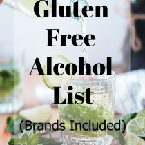 gluten free alcohol list
