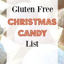 gluten free Christmas candy list