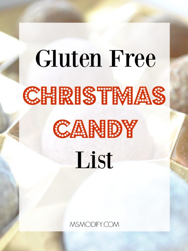 gluten free Christmas candy list 