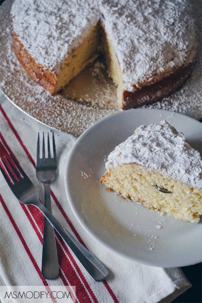 gluten free Vasilopita-Greek lucky New Year's Cake