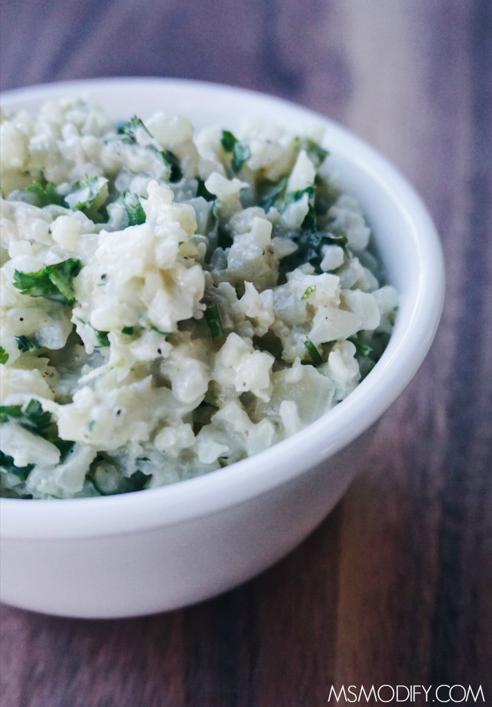 coconut lime cauliflower rice