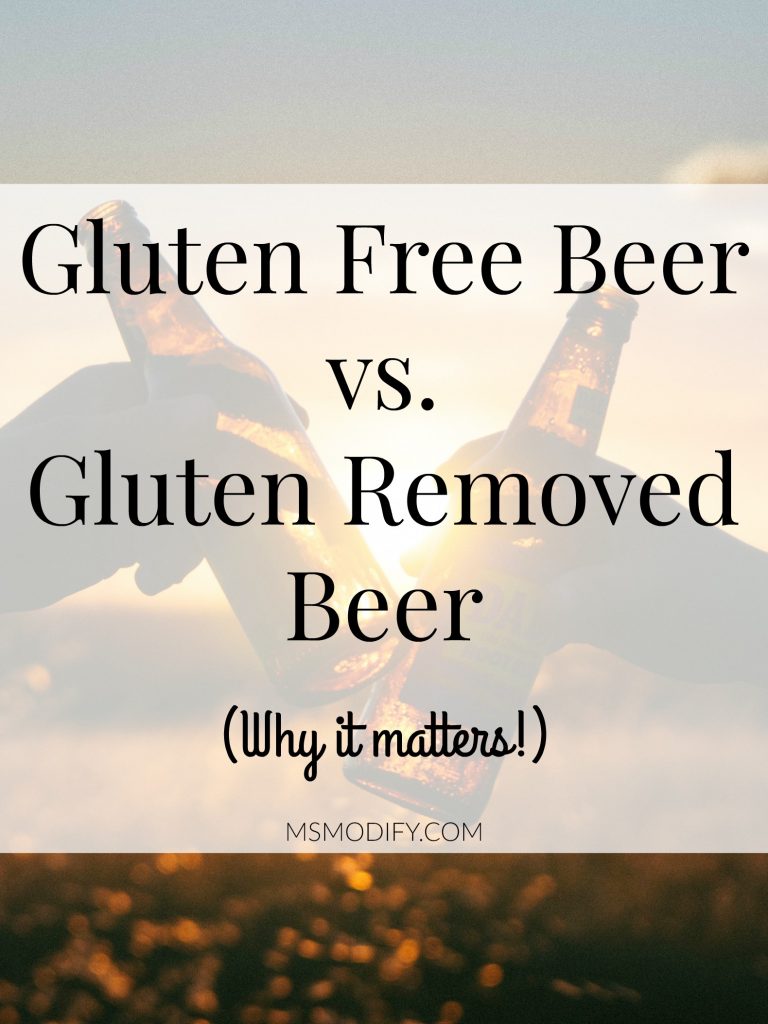 Gluten Free Beer vs. Gluten Removed Beer