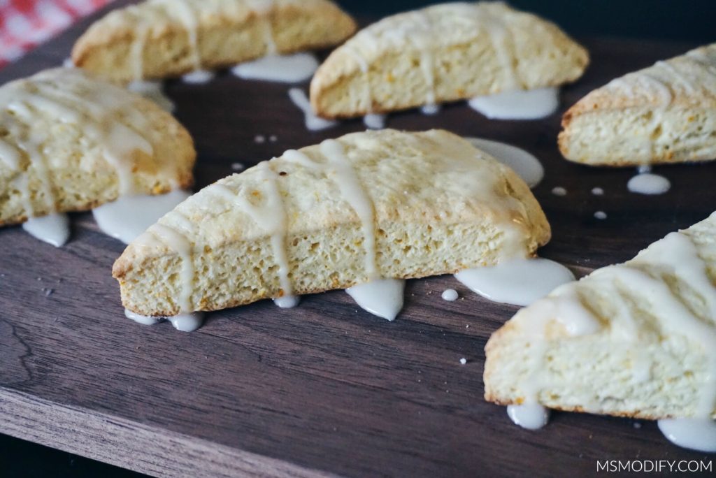 {gluten free} Orange Scones