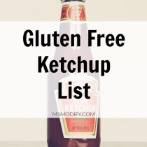 Gluten Free Ketchup List