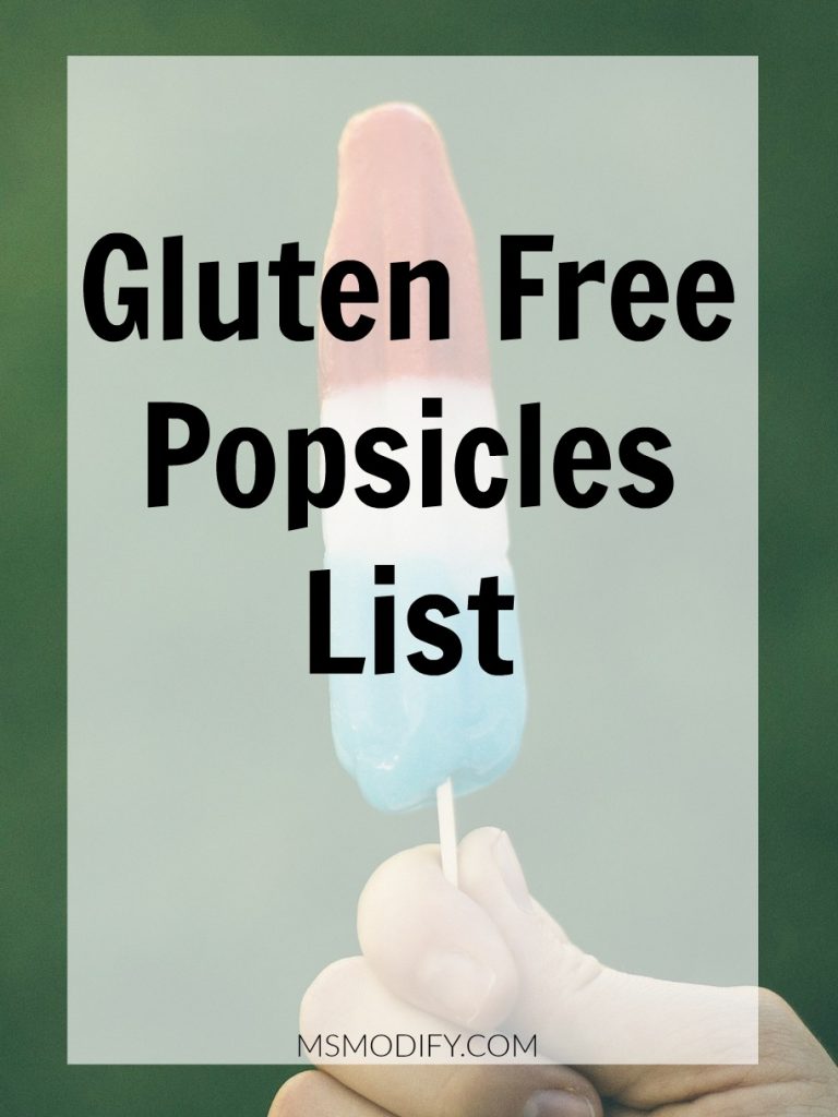 Gluten Free Popsicles List