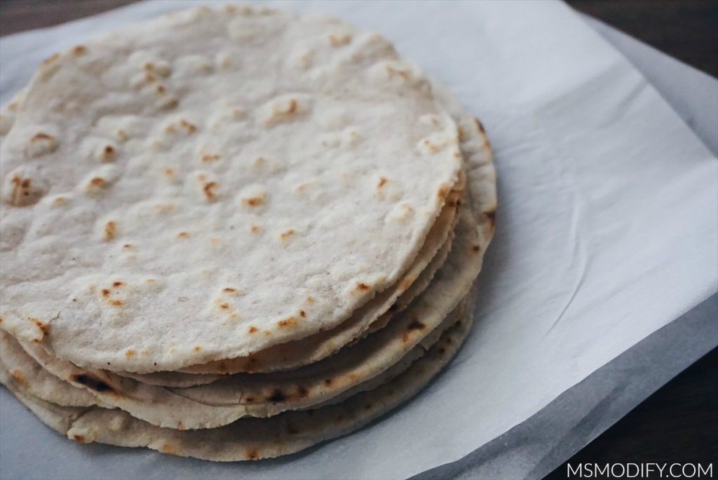  Cassava flour tortillas