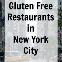 Gluten Free Restaurants in New York City