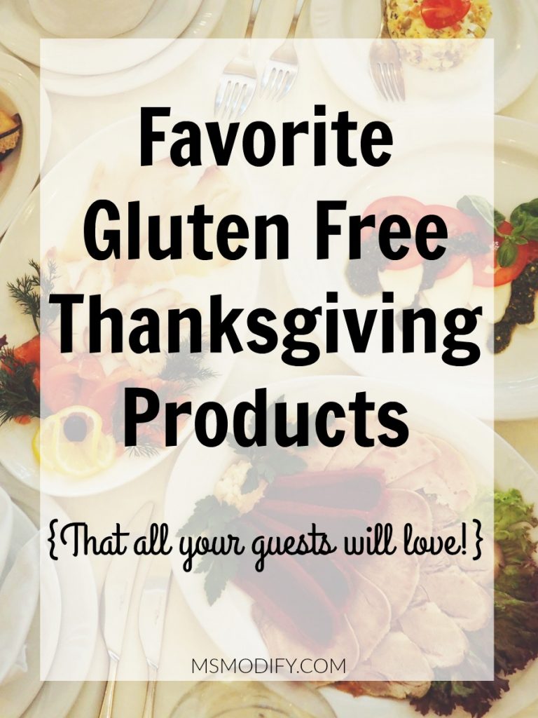 Favorite Gluten Free Thanksgiving Products