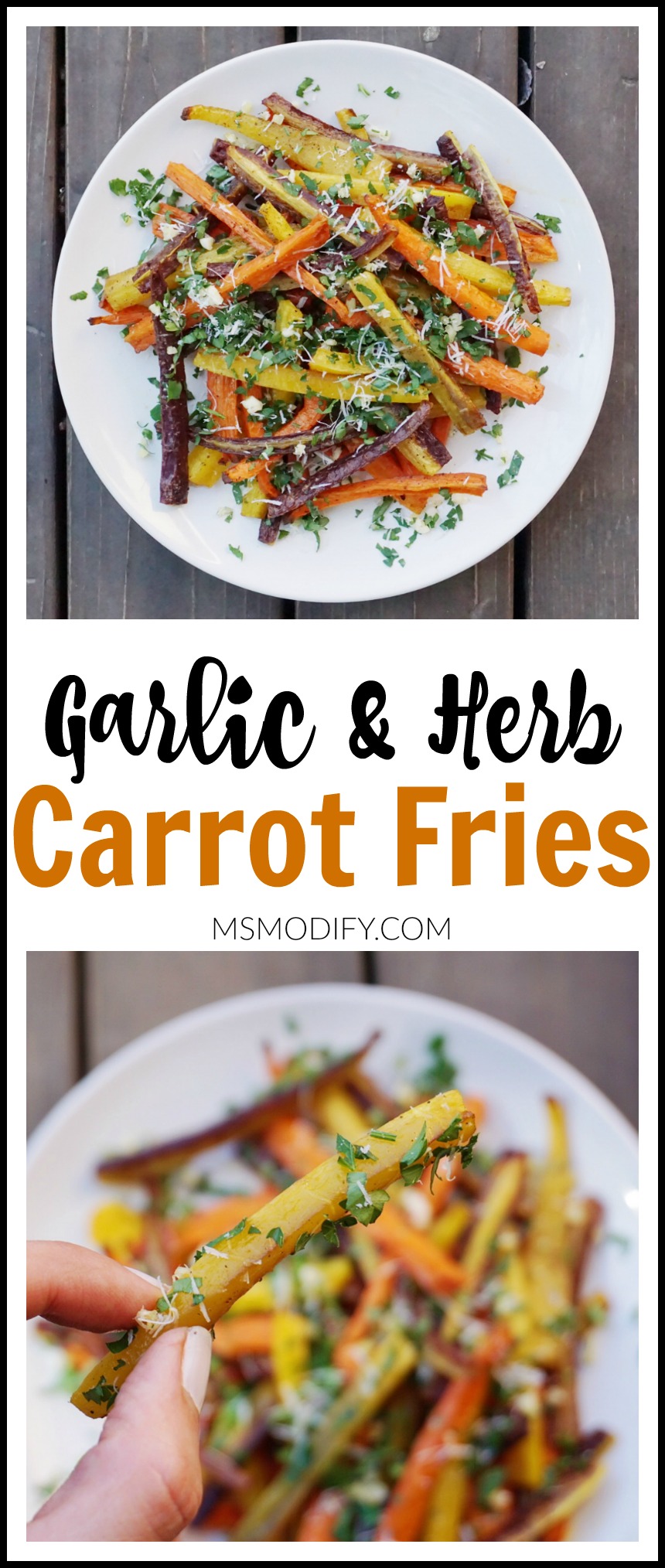 Garlic & Herb Carrot Fries