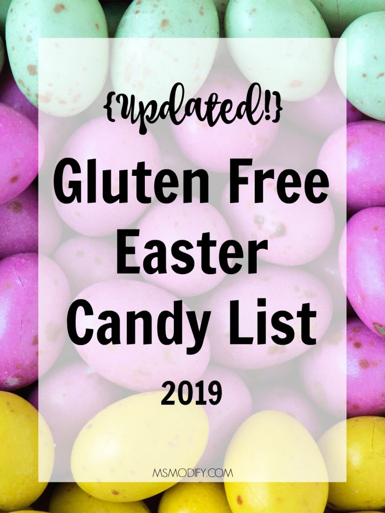 Gluten Free Easter Candy List