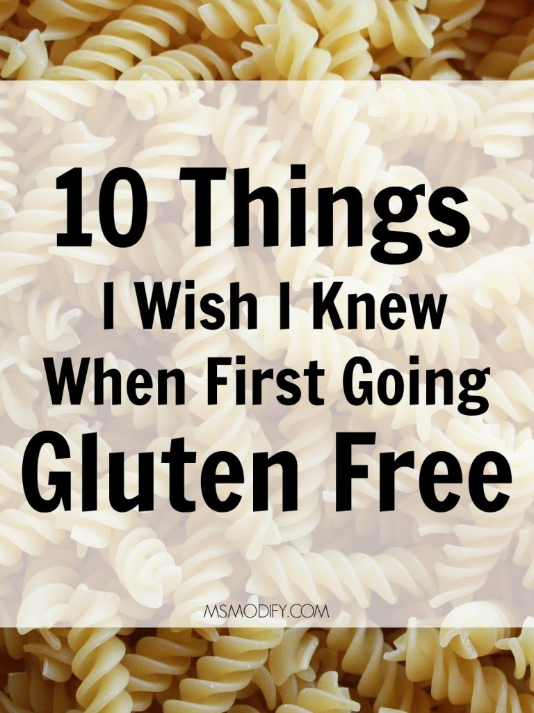 10 Things I Wish I Knew When First Going Gluten Free