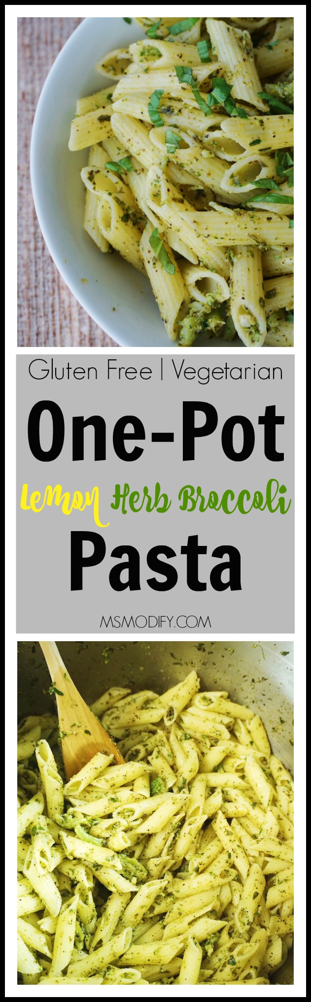 One-Pot Lemon Herb Broccoli Pasta 