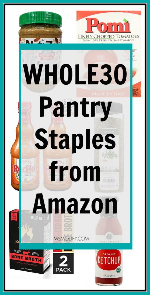 Whole30 Pantry Staples from Amazon