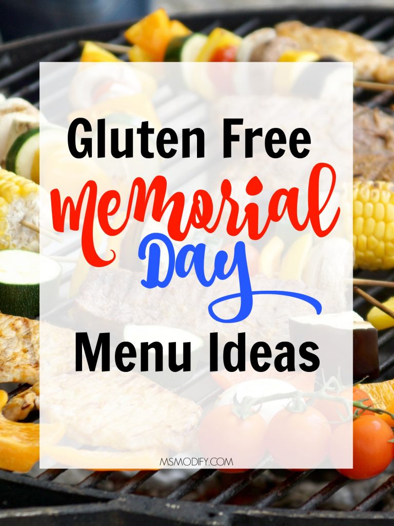 Gluten Free Memorial Day Menu