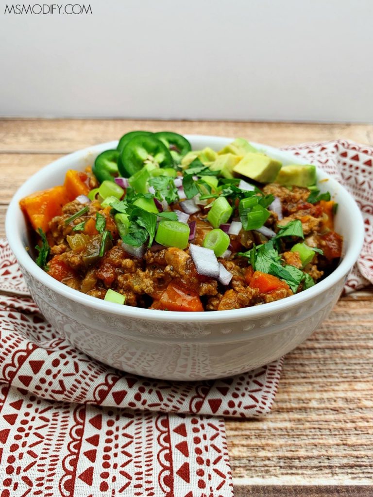 Slow Cooker Sweet Potato Chili