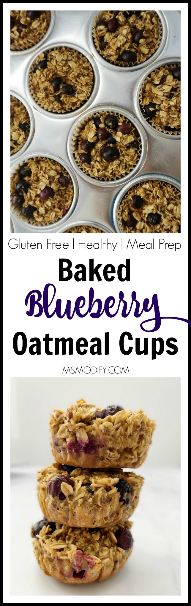 Blueberry Oatmeal CupsBlueberry Oatmeal Cups