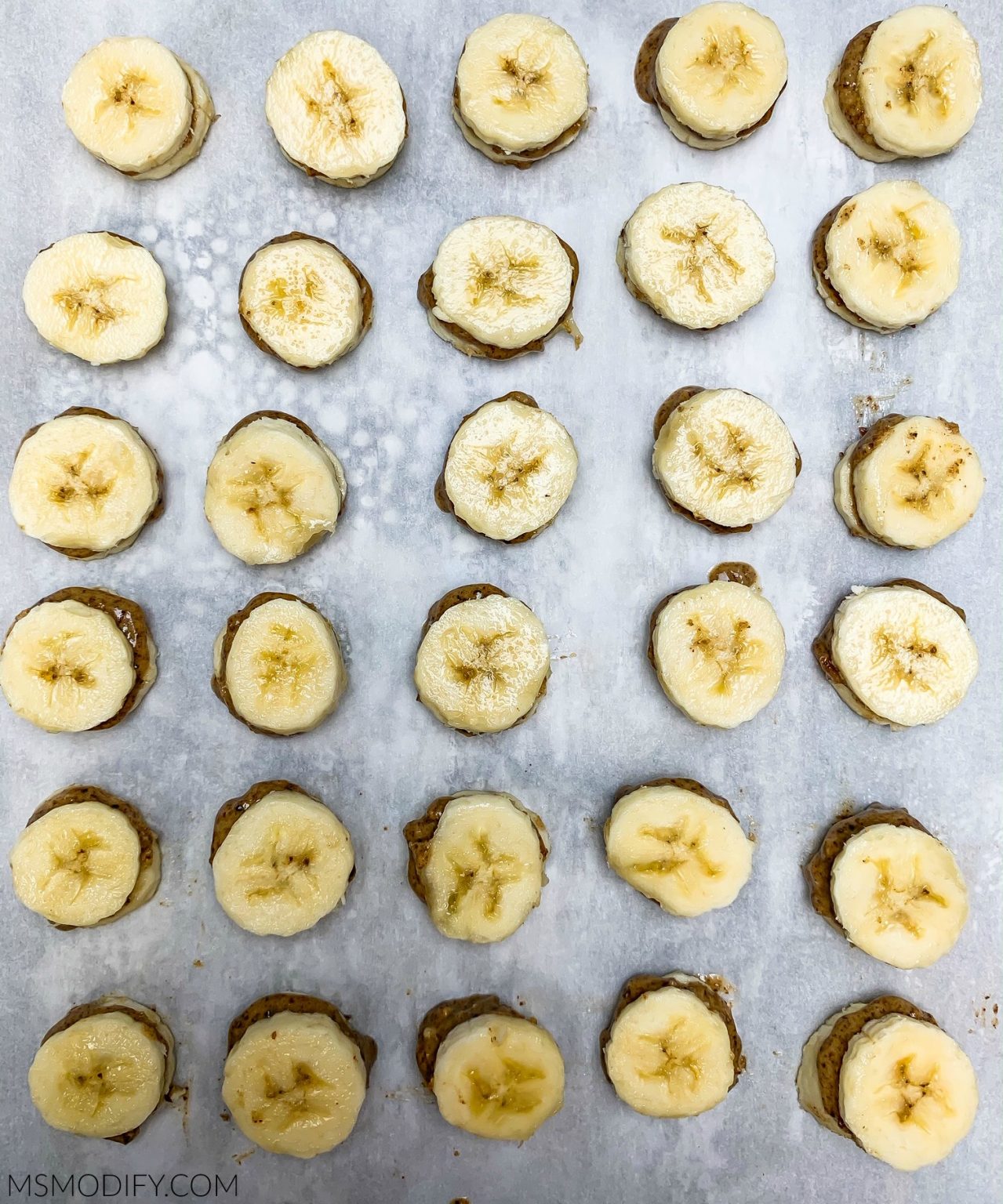 Frozen Chocolate Almond Butter Banana Bites MsModify