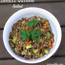 lentil quinoa salad