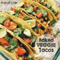 Oven Baked Veggie Tacos