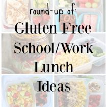gluten free school/work lunch ideas