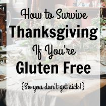 Tips for Surviving Thanksgiving if You’re Gluten Free