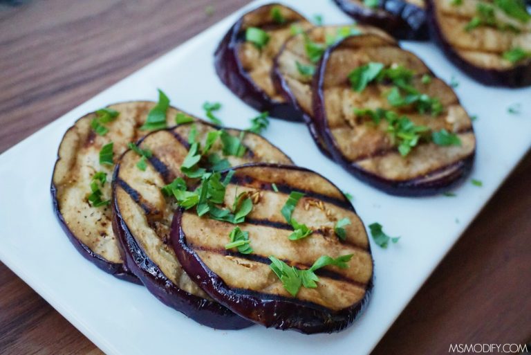 Grilled Balsamic Eggplant - MsModify