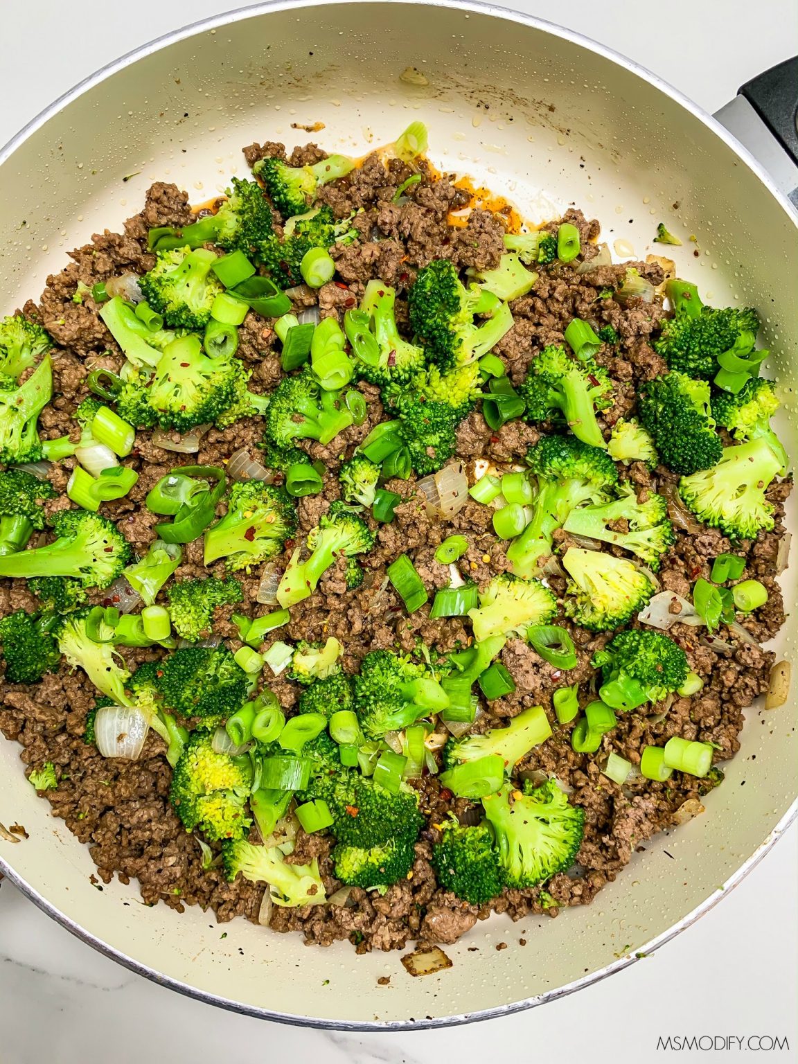 Ground Beef & Broccoli - MsModify