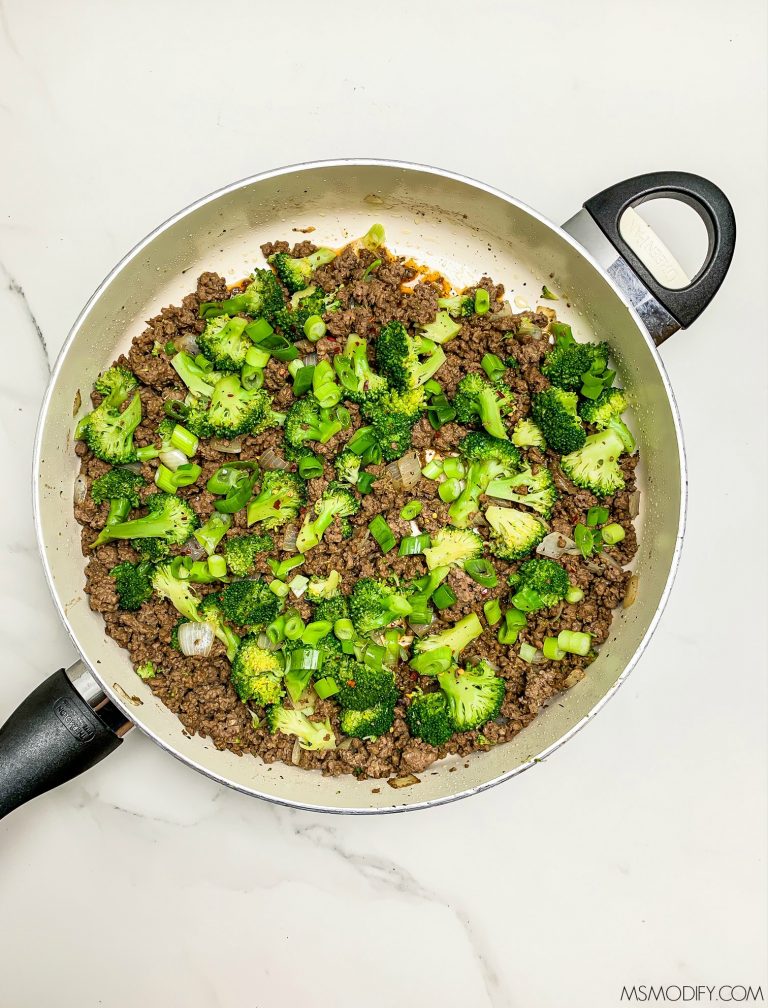 Ground Beef & Broccoli - MsModify